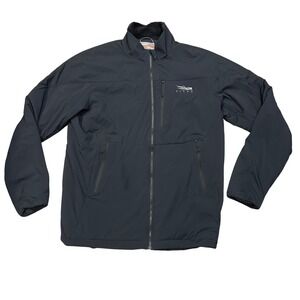 Sitka Gear Mens Ambient Jacket Black Fleece Lined Full Zip Size XLT 600043